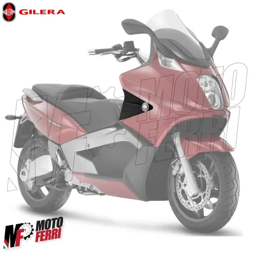 MF7240 Carena Fianchetto Destra Scudo Anteriore Originale Gilera GP800 - Grezzo