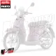MF7243 Cornice Cromata Anteriore Aprilia Scarabeo 50 100 mod 2010 2011 2012