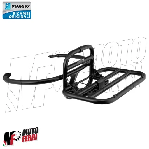 MF7243 Portapacchi Posteriore Nero Originale Vespa GTS 125 250 300 mod 2005 / 2024