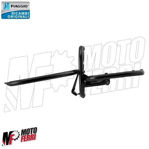 MF7243 Portapacchi Posteriore Nero Originale Vespa GTS 125 250 300 mod 2005 / 2024