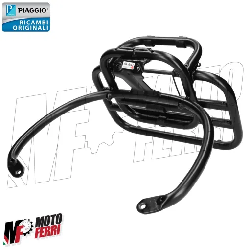 MF7243 Portapacchi Posteriore Nero Originale Vespa GTS 125 250 300 mod 2005 / 2024