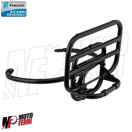 MF7243 Portapacchi Posteriore Nero Originale Vespa GTS 125 250 300 mod 2005 / 2024
