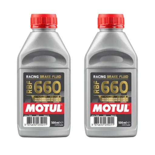 MF7250 Olio Freno Frizione Motul RBF 660 Factory Line DOT 4 Racing - 2X 500ml