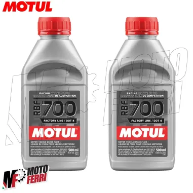 MF7251 Olio Motul RBF 700 per Liquido Freni Racing DOT4 100% Sintetico 2X 500ml