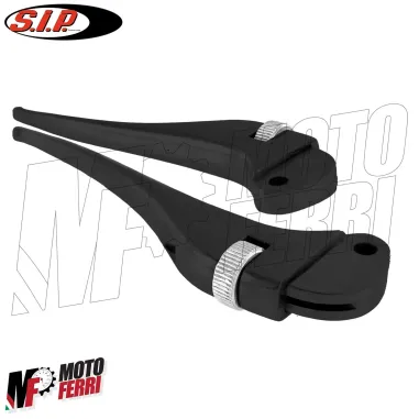 MF1055 COPPIA LEVE SIP PUNTA SPORT REGOLABILI NERE VESPA 50 R L N S SPECIAL PK