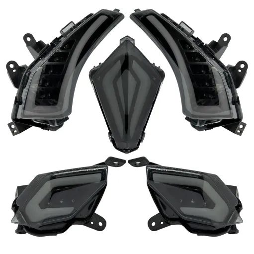 MF7255 Kit Frecce + Stop Led Anteriore Posteriore Fumè Yamaha TMax 530 2012/2016