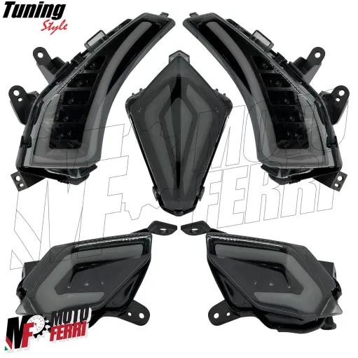 MF7255 Kit Frecce + Stop Led Anteriore Posteriore Fumè Yamaha TMax 530 2012/2016
