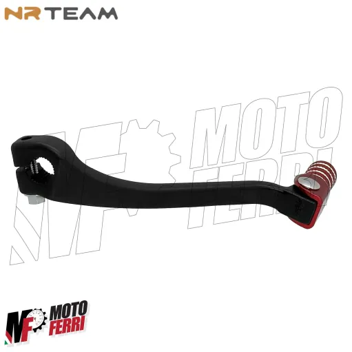 MF7257 Leva Cambio NRTeam Nero Rosso per Honda CRF 450 R / RX mod 2017-2024