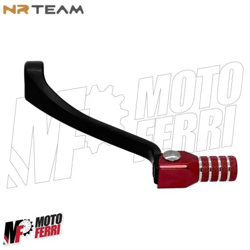 MF7257 Leva Cambio NRTeam Nero Rosso per Honda CRF 450 R / RX mod 2017-2024