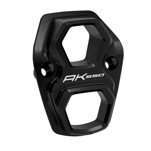 MF7259 Placca Fondello Marmitta Kymco AK550 mod 2017/2024 Alluminio CNC Nero