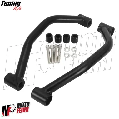 MF7260 Maniglie Passeggero Yamaha Tenere 700 mod 2019/2024 in Acciaio Nero