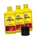 3 LT OLIO MOTORE 4T BARDAHL XTC C60 10W40 + FILTRO OLIO YAMAHA TMAX 500 530