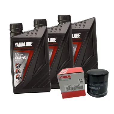 Kit tagliando 3Lt Yamalube 10W40 + filtro Olio Yamaha 530 560 TMAX 2017 - 2026