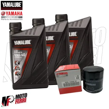Kit tagliando 3Lt Yamalube 10W40 + filtro Olio Yamaha 530 560 TMAX 2017 - 2026