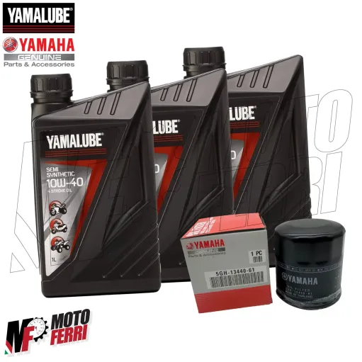 Kit tagliando 3Lt Yamalube 10W40 + filtro Olio Yamaha 530 560 TMAX 2017 - 2026