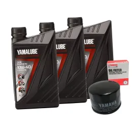 KIT TAGLIANDO OLIO YAMALUBE 10W40 E FILTRO OLIO ORIGINALE YAMAHA TMAX 500 - 530