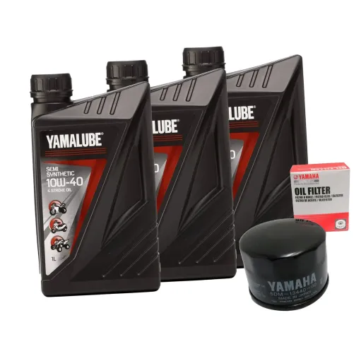 KIT TAGLIANDO OLIO YAMALUBE 10W40 E FILTRO OLIO ORIGINALE YAMAHA TMAX 500 - 530