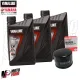 KIT TAGLIANDO OLIO YAMALUBE 10W40 E FILTRO OLIO ORIGINALE YAMAHA TMAX 500 - 530