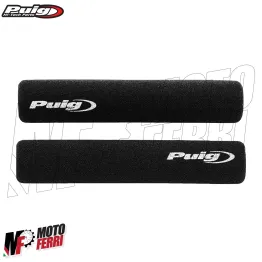 MF7273 Spugna Copri Leva Freno Frizione Puig Nero Grip Moto Scooter Universale 2