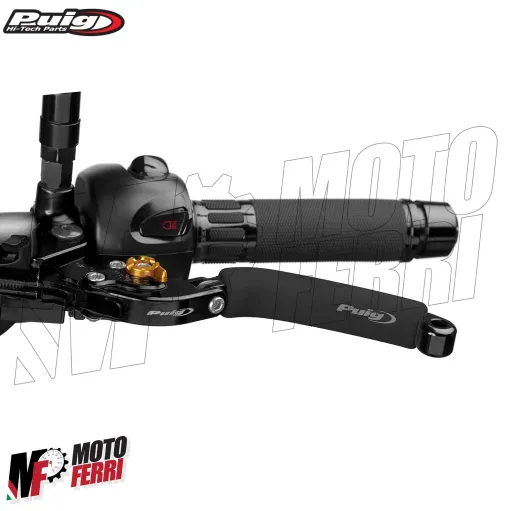 MF7273 Spugna Copri Leva Freno Frizione Puig Nero Grip Moto Scooter Universale