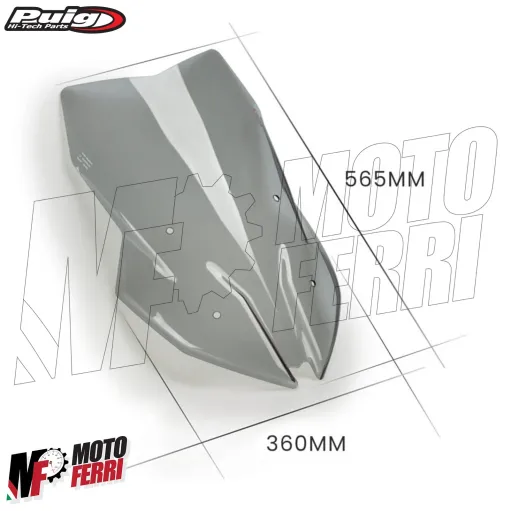 MF7274 Cupolino Parabrezza BMW F900XR (2020/2024) Fumè Scuro Puig Touring Screen