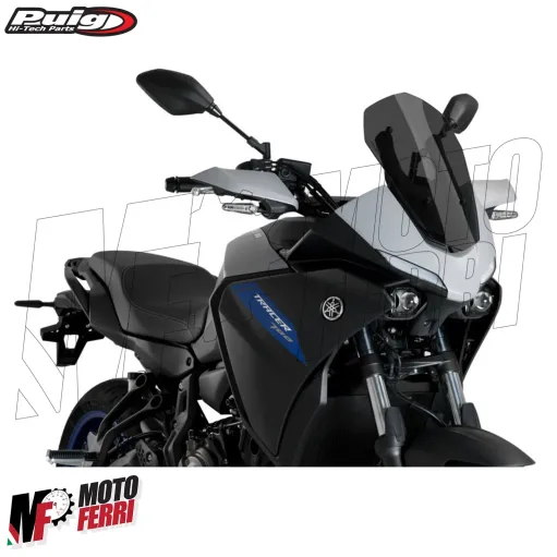 MF7275 Cupolino Parabrezza Yamaha Tracer 7 da 2020 a 2024 Fumè Scuro Puig Sport