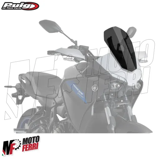 MF7275 Cupolino Parabrezza Yamaha Tracer 7 da 2020 a 2024 Fumè Scuro Puig Sport