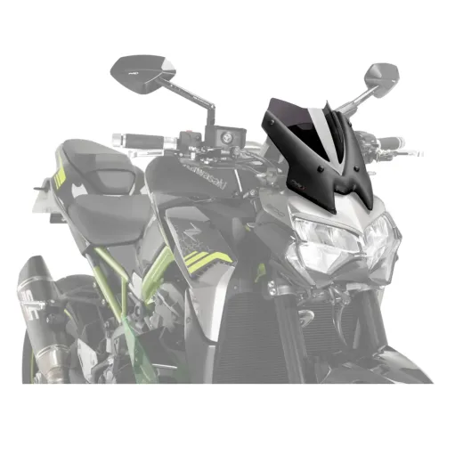 MF7276 Cupolino Kawasaki Z900 da 2020 a 2024 Fumè Scuro Puig New Generation Sport