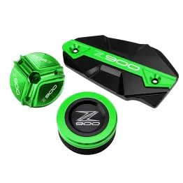 MF7278 Kit Tappo Olio Vaschetta Freno Ant/Post Verde Kawasaki Z900 mod 2017/2024