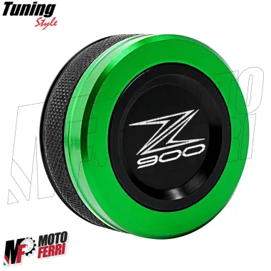 MF7278 Kit Tappo Olio Vaschetta Freno Ant/Post Verde Kawasaki Z900 mod 2017/2024