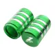 MF7281 Tappi Copri Valvola Verde Kawasaki Z900 (2017-2024) per Cerchio Ant/Post