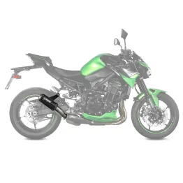 MF7288 Scarico Marmitta MIVV MK3 Kawasaki Z900 - 2020 / 2024 Omologato Inox Nero