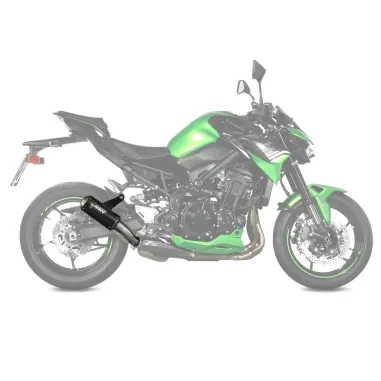 MF7288 Scarico Marmitta MIVV MK3 Kawasaki Z900 - 2020 / 2024 Omologato Inox Nero