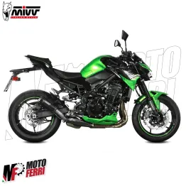 MF7288 Scarico Marmitta MIVV MK3 Kawasaki Z900 - 2020 / 2024 Omologato Inox Nero 2