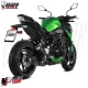 MF7288 Scarico Marmitta MIVV MK3 Kawasaki Z900 - 2020 / 2024 Omologato Inox Nero