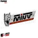 MF7290 Adesivo Logo Mivv per Scarico Marmitta Terminale in Alluminio 100x40mm