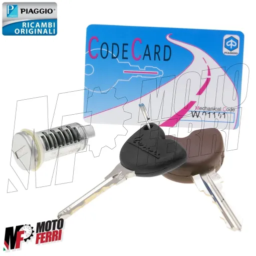 MF7291 Kit Chiavi Serrature Originale Vespa Primavera Sprint 125 150 (2014/2020)