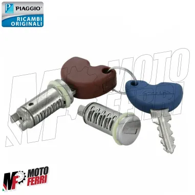 MF7292 Kit Chiavi Serrature Originale Piaggio Vespa ET4 125 1999 2000 2001 2002