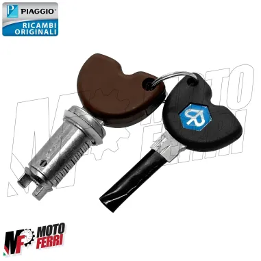 MF7296 Kit Chiavi Serratura Originale Piaggio Liberty 50 125 150 iGet 2015/2019