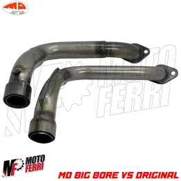 MF7298 Collettore MD BIG Bore Marmitta Proma Vespa 125 Special R ET3 Primavera 2