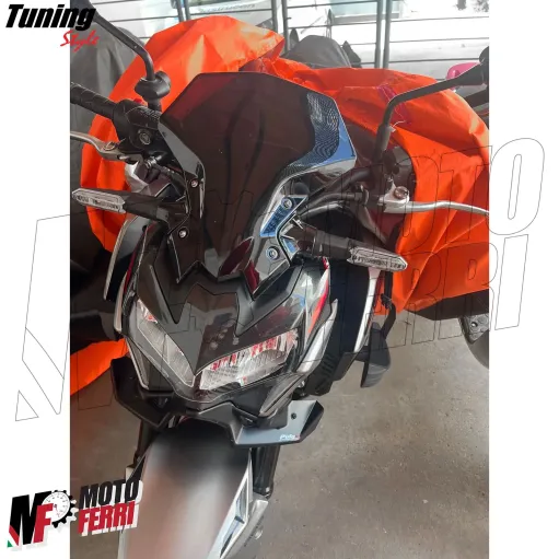 MF7299 Cupolino Kawasaki Z900 Z650 mod 2020 2021 2022 2023 2024 Fumè Scuro Alto
