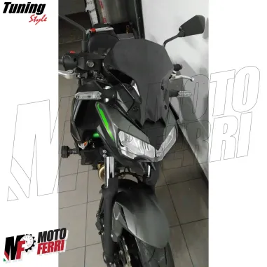 MF7299 Cupolino Kawasaki Z900 Z650 mod 2020 2021 2022 2023 2024 Fumè Scuro Alto