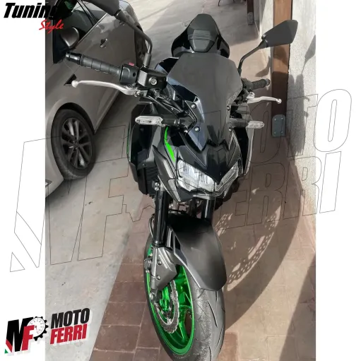MF7299 Cupolino Kawasaki Z900 Z650 mod 2020 2021 2022 2023 2024 Fumè Scuro Alto
