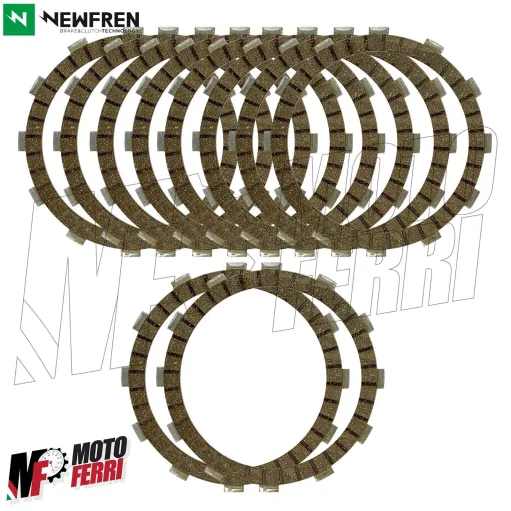 MF7306 Kit 10 Dischi Frizione Newfren per Suzuki GSX B-King 1340 mod 2008/2012