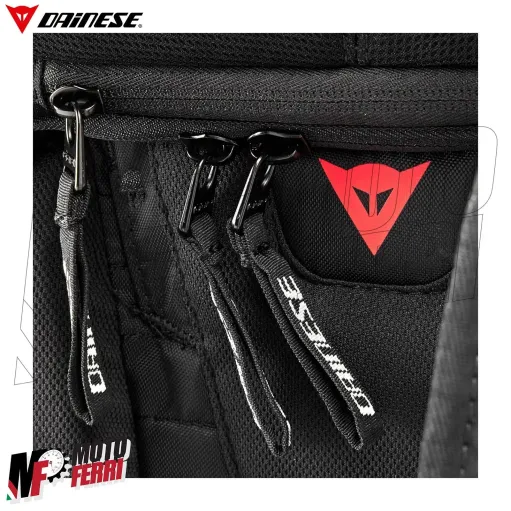 MF4653 Zaino Moto Dainese D-Mach Backpack 22 Litri Rosso Rigido porta PC Scarpe