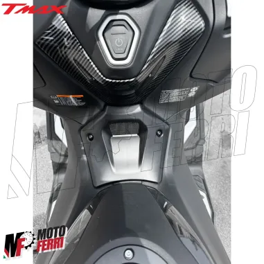 MF7312 Coperchio Presa Aria Tunnel Centale Yamaha TMax 560 2022 / 2024 Nero Opaco