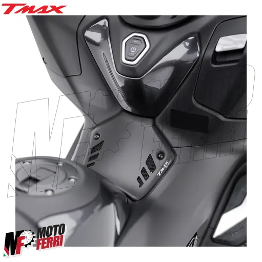 MF7313 Coperchio Presa Aria Tunnel Centale Yamaha TMax 560 2022 / 2024 Nero Opaco