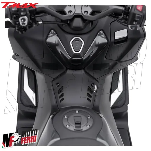 MF7313 Coperchio Presa Aria Tunnel Centale Yamaha TMax 560 2022 / 2024 Nero Opaco