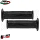 MF2593 Manopole Domino Yamaha style nero grips forate universali Moto Scooter