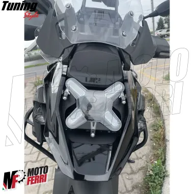 MF7331 Protezione Copertura Faro Led per BMW R 1300 GS Trasparente Anti Sassi